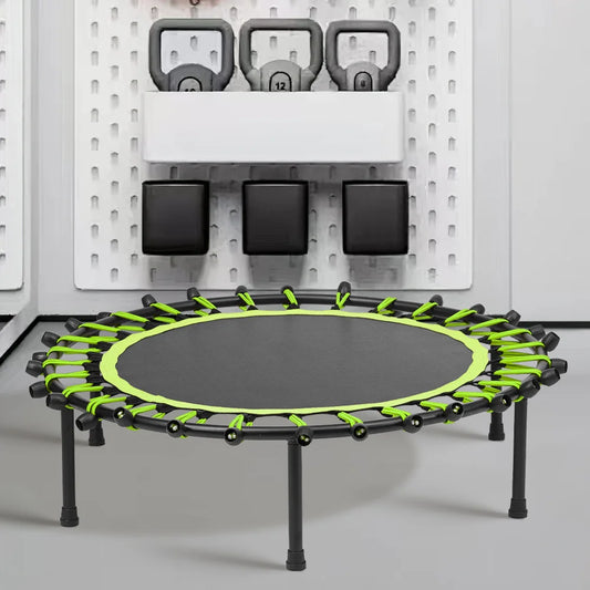 Low-Noise Cardio Trampoline – Compact & Durable