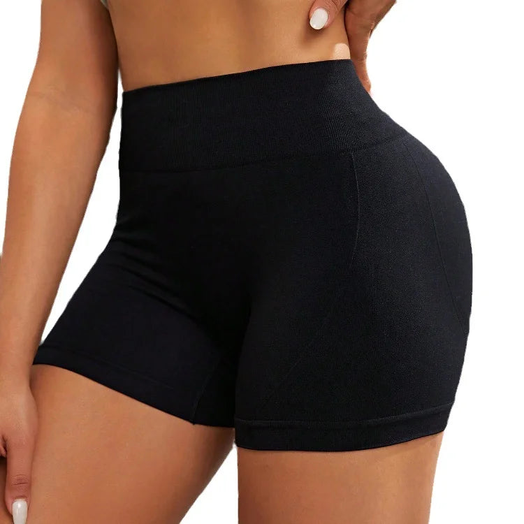 Women High Waist Butt Lift Sports Short Pants High Stretch Qyuick-Drying Breathable Yoga Shorts Athletic Tights