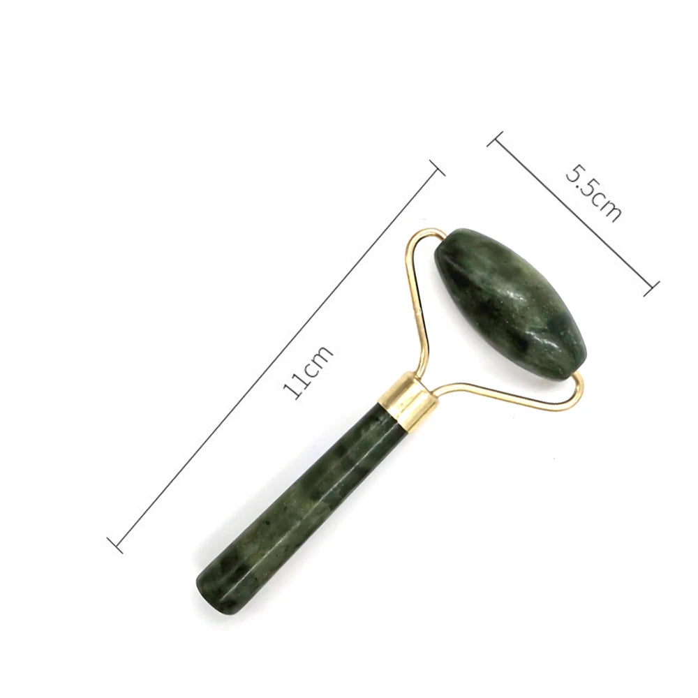 Face Massager Guasha Natural Jade Roller Scraper Board Facial Skin Care Tools Roller Massage Beauty Slimming Facial Skin Care