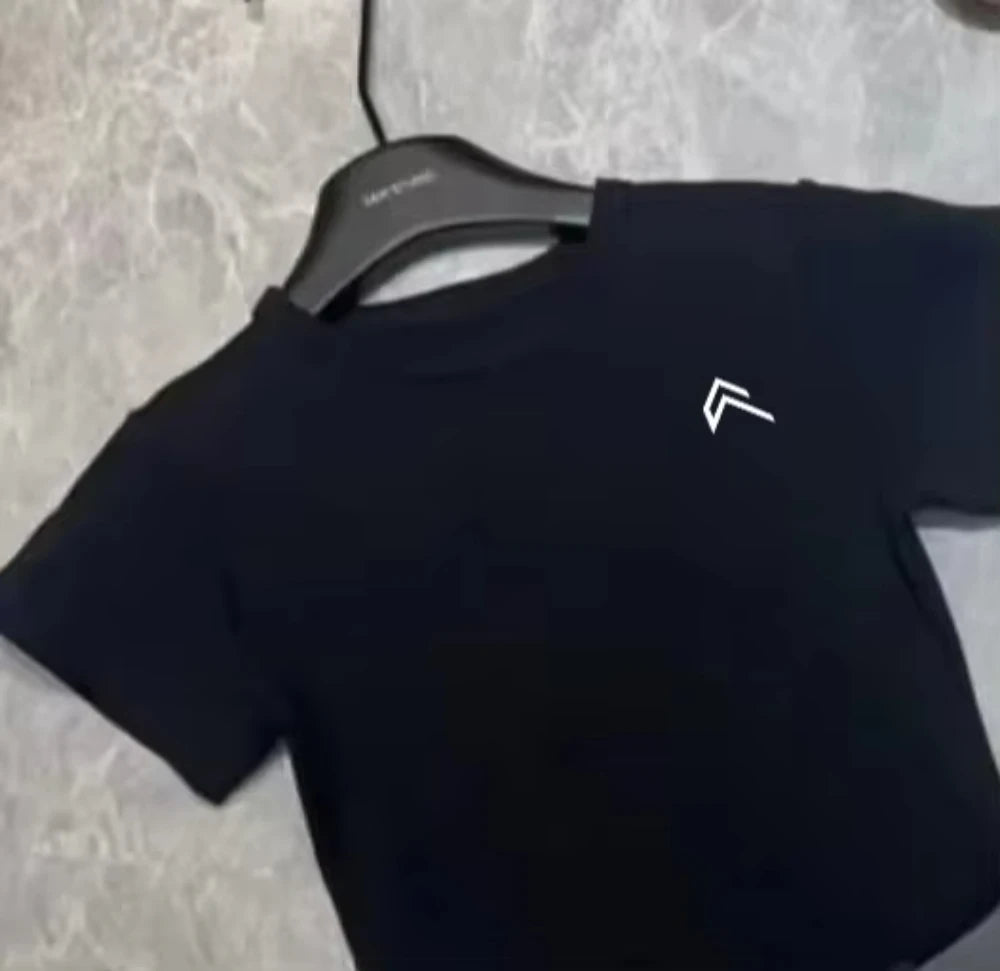 Oner Active Short-Sleeve Cotton Tee – Round Neck & Stylish Print