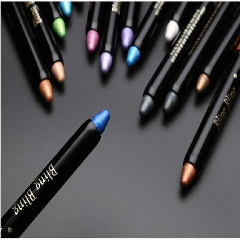 Waterproof Pearlescent Eyeshadow Pencil – Long-Lasting Shimmer & Glitter Stick