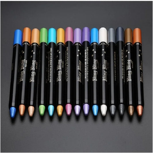 Waterproof Pearlescent Eyeshadow Pencil – Long-Lasting Shimmer & Glitter Stick