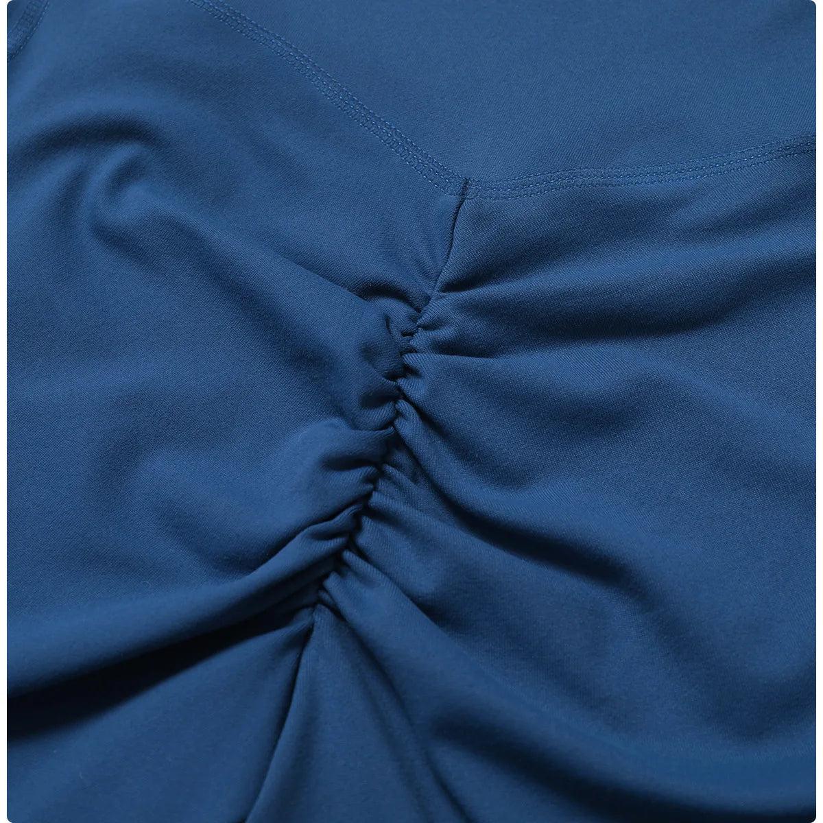 Fitness Shorts Women Tight Cycling Shorts Yoga Shorts Breathable Sports Pants WIth Packet High Waist No Awkward Lines Shorts