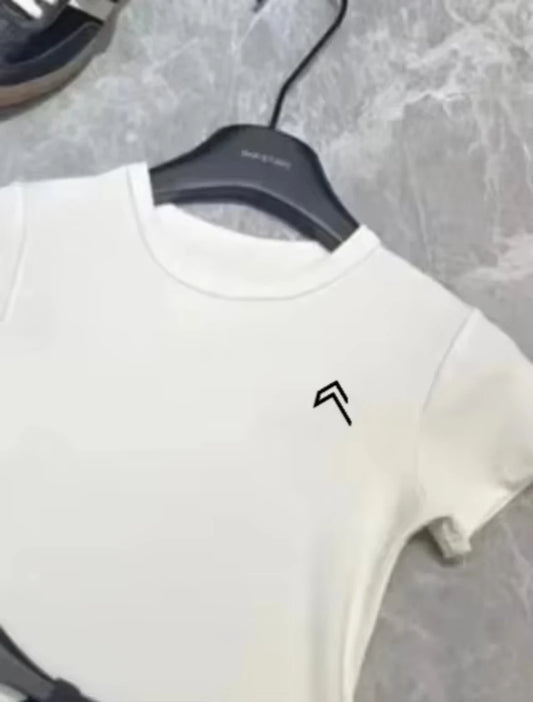 Oner Active Short-Sleeve Cotton Tee – Round Neck & Stylish Print