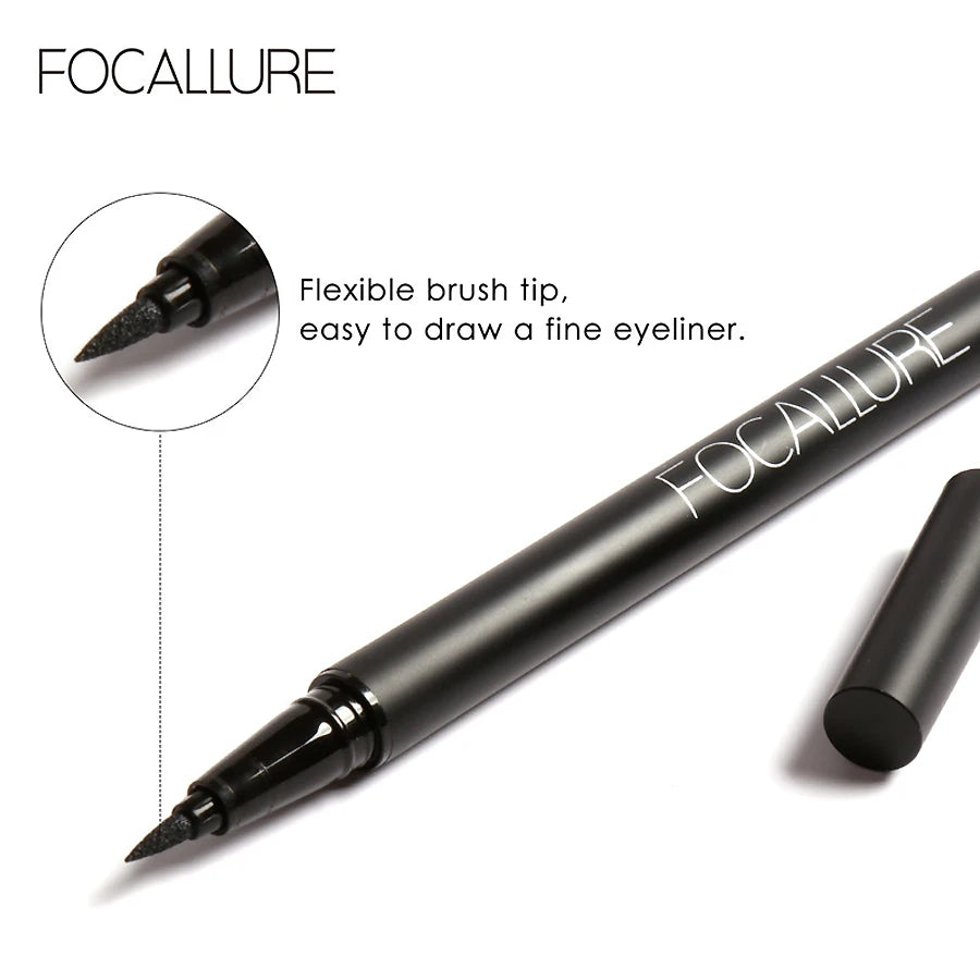 FOCALLURE Liquid Eyeliner Pen Make Up 24 Hours Long Lasting Waterproof Ink Quick Drying Eyeliner
