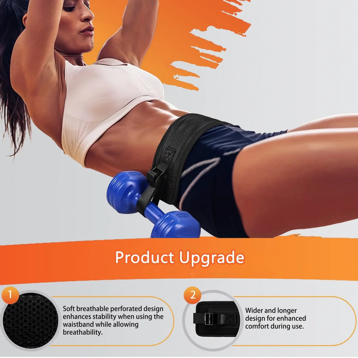 Hip Thrust Belt – Glute Training Support for Dumbbells & Kettlebells