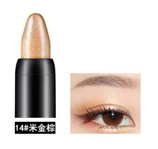Waterproof Pearlescent Eyeshadow Pencil – Long-Lasting Shimmer & Glitter Stick